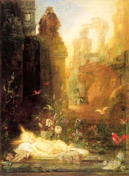  Oise Decoraci%C3%B3n Paredes - joven Moisés Simbolismo bíblico mitológico Gustave Moreau